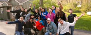 Group Spring happy joy promote