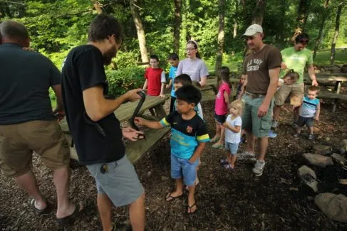 Nature Center_Snake_Lesson_Staff_Summer_Hands On