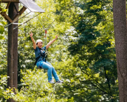 001 Flying V Zipline Fun 500X400 1