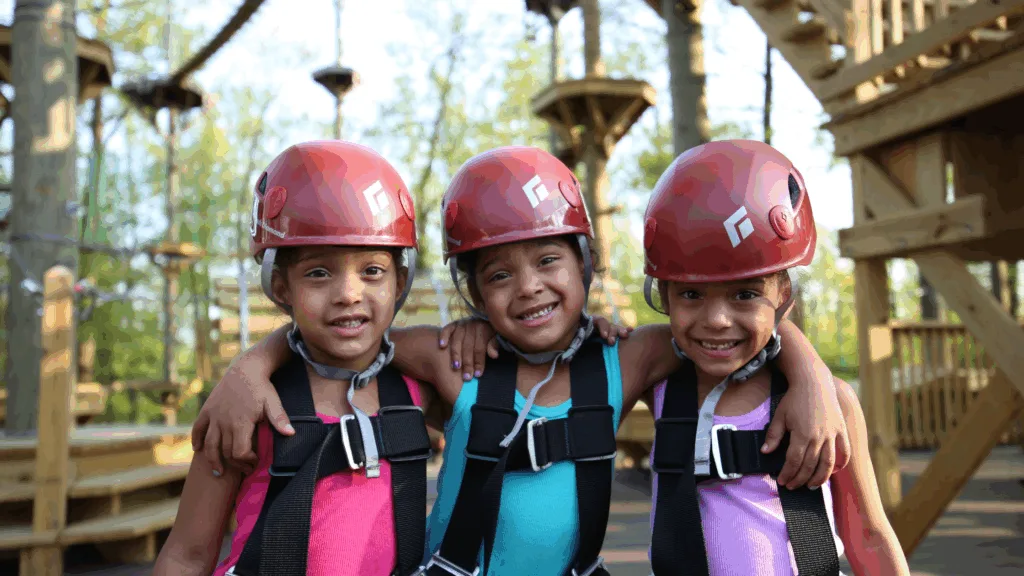 Three Children Enjoying One Of Refreshing Mountain'S Activities In Lancaster, Pa