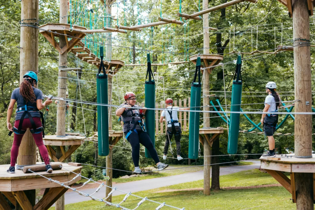 A Group Enjoying Local Activities Near You At Refreshing Moutain