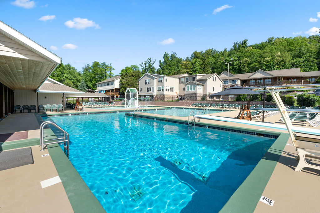 Pool Summer Diving Board Swim
